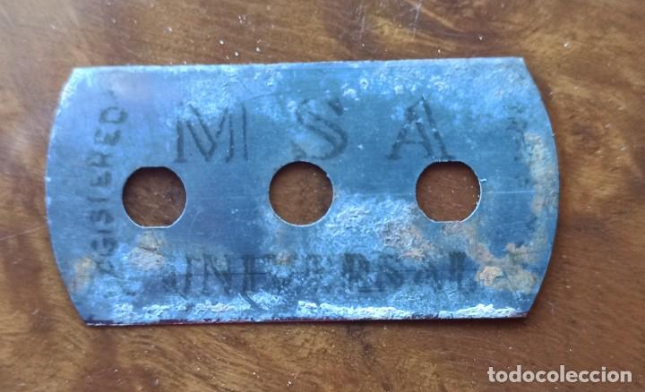 Antig&uuml;edades: Hoja de afeitar MSA sin sobre - Foto 1