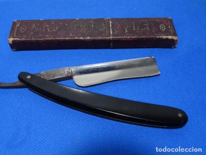 Antig&uuml;edades: NAVAJA DE AFEITAR COCODRILO 14. - Foto 1