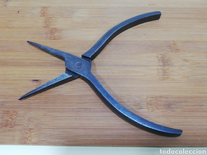 Antig&uuml;edades: ANTIGUO ALICATE DE PUNTA MIDE 21CM - Foto 2