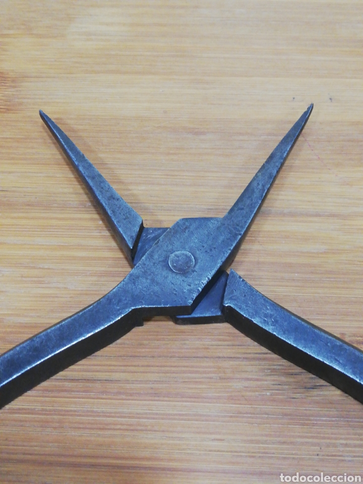 Antig&uuml;edades: ANTIGUO ALICATE DE PUNTA MIDE 21CM - Foto 4