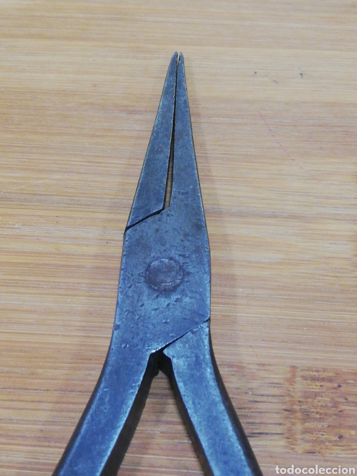 Antig&uuml;edades: ANTIGUO ALICATE DE PUNTA MIDE 21CM - Foto 6