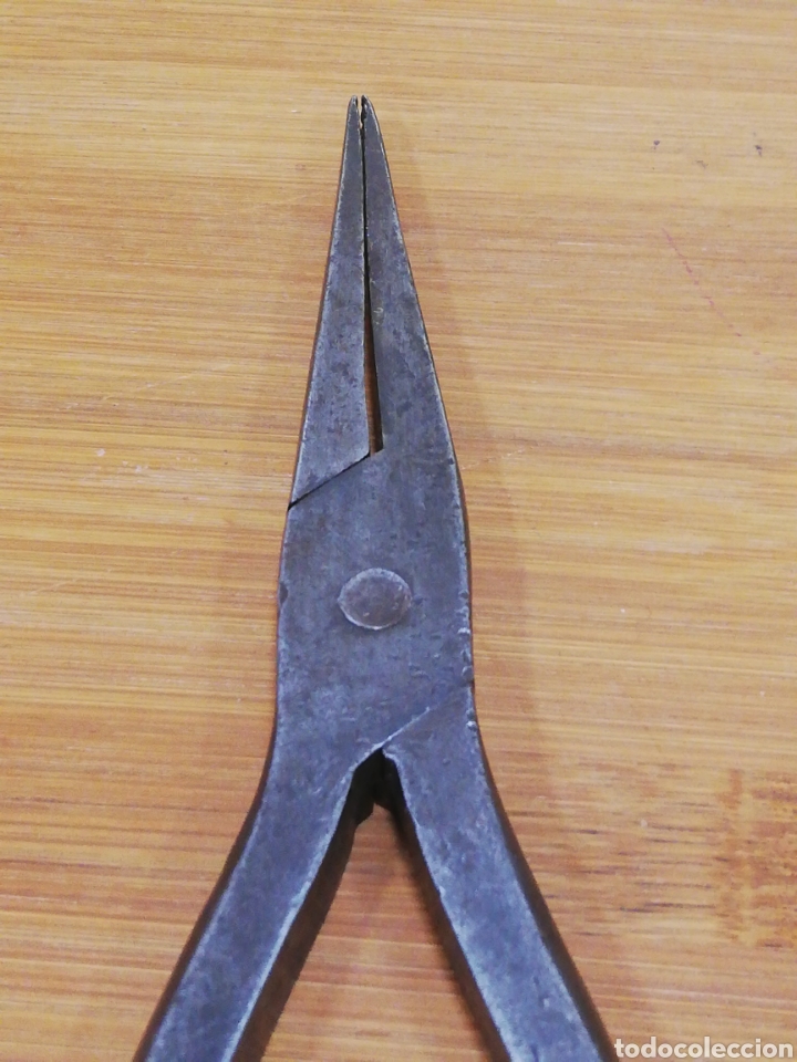 Antig&uuml;edades: ANTIGUO ALICATE DE PUNTA MIDE 21CM - Foto 7