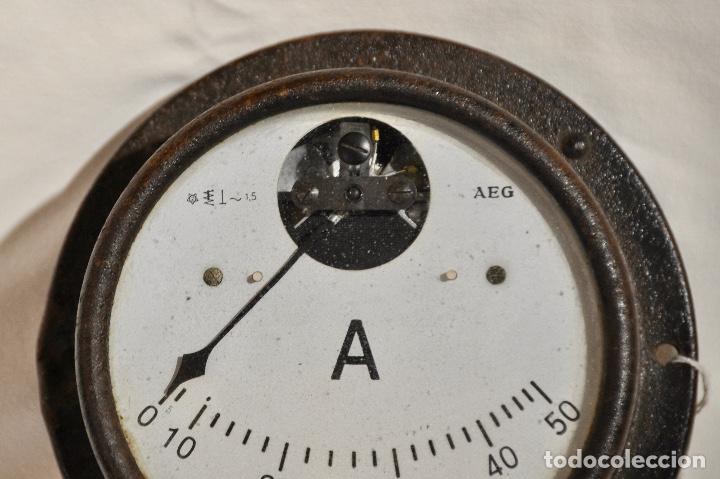 Antig&uuml;edades: Amper&iacute;metro AEG - Foto 2