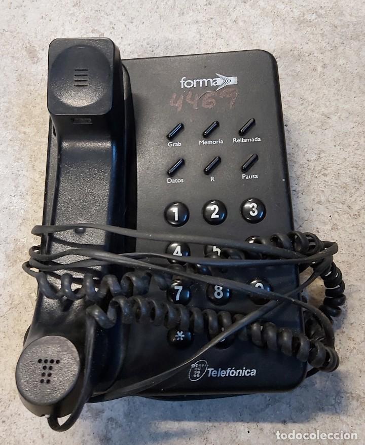 Tel&eacute;fonos: Tel&eacute;fono Forma negro - Foto 1