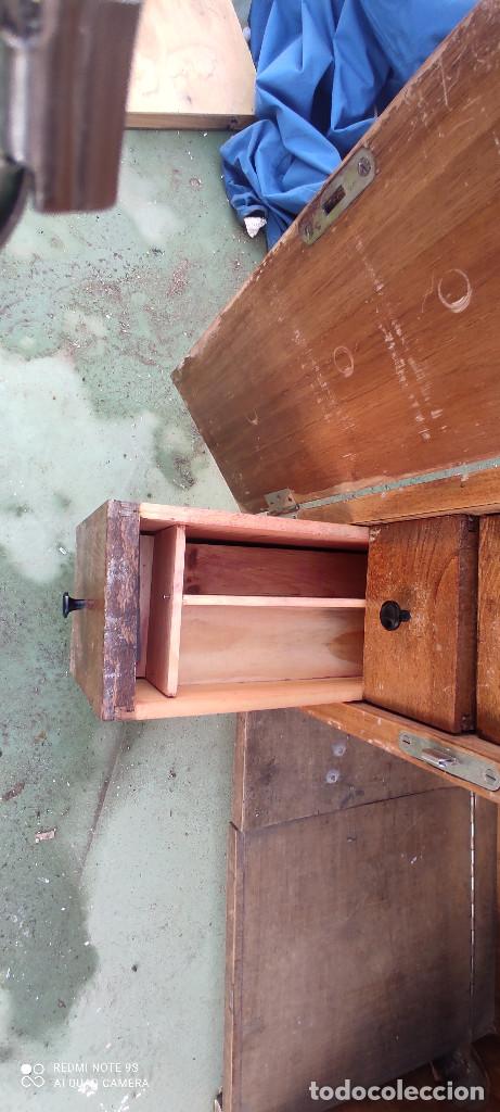Antig&uuml;edades: maquina de coser con mueble sigma - Foto 7