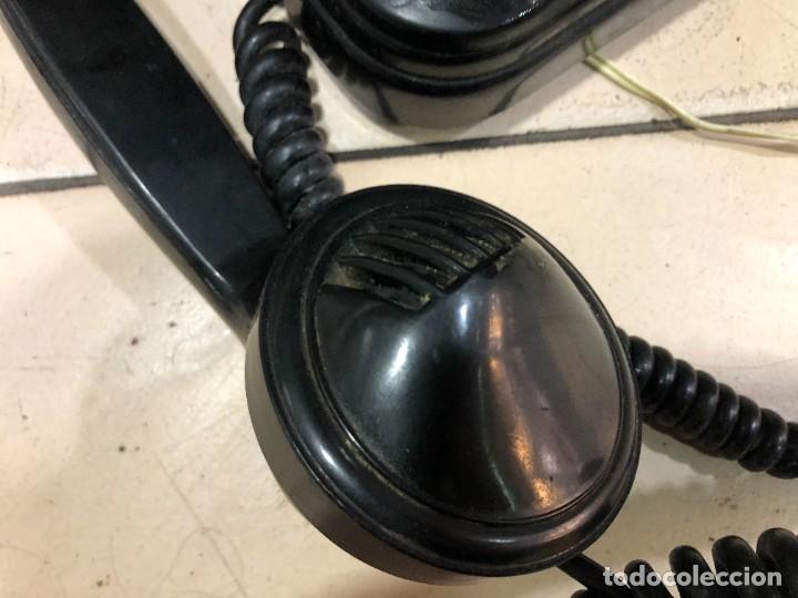 Tel&eacute;fonos: Tel&eacute;fono de mesa antiguo de baquelita - Foto 9