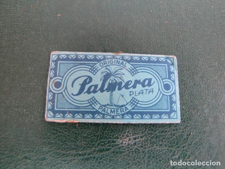 24.- HOJILLA PALMERA PLATA NUEVA (Antigüedades - Técnicas - Barbería - Hojas de Afeitar Antiguas)