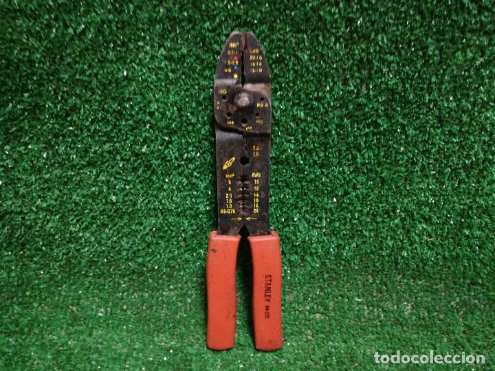 Antig&uuml;edades: ALICATES PARA TERMILANES DE CABLEADO - STANLEY 84-251 - HERRAMIENTA - Foto 1