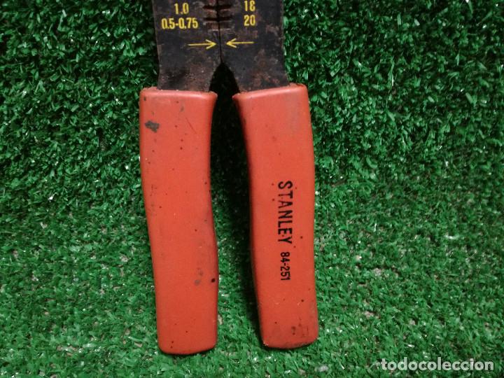 Antig&uuml;edades: ALICATES PARA TERMILANES DE CABLEADO - STANLEY 84-251 - HERRAMIENTA - Foto 4