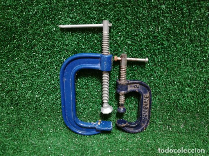 Antig&uuml;edades: 2 SARGENTO TORNILLO APRIETE - HERRAMIENTA - Foto 2