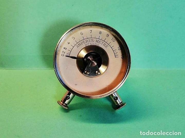 Antig&uuml;edades: ( VOLT&Iacute;METRO ) AMPER&Iacute;METRO DE BOLSILLO AB1 - Foto 2