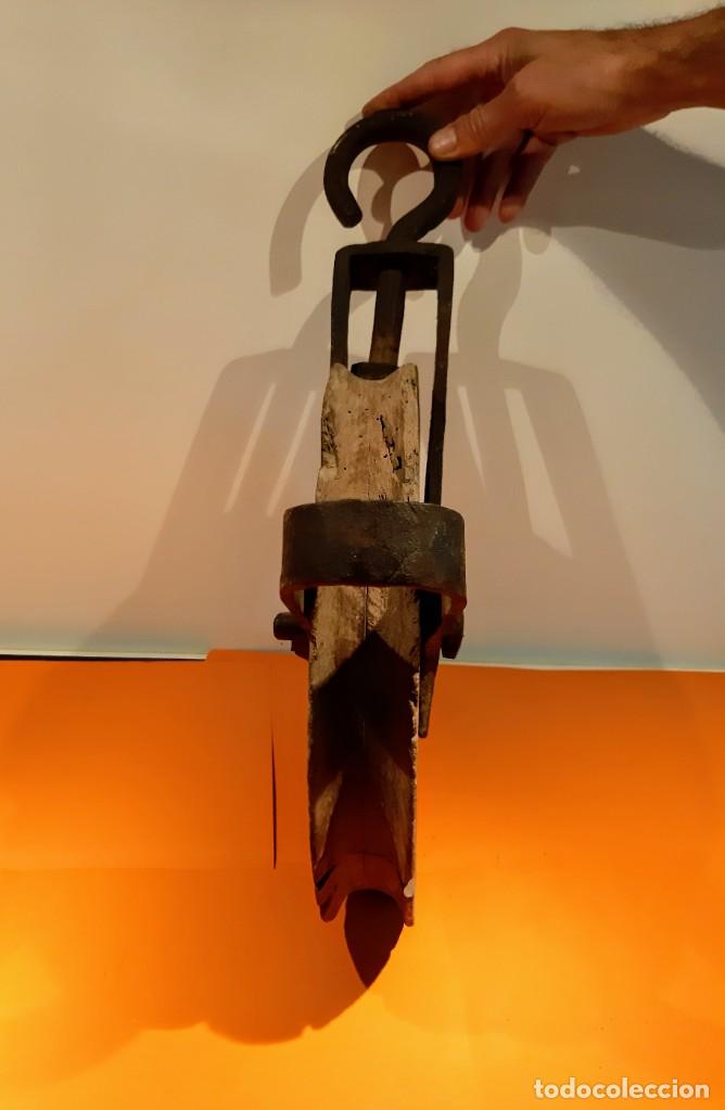 Antig&uuml;edades: Polea madera - Foto 3