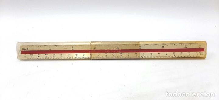 Antig&uuml;edades: Regla de escala triangular de dibujo del ingeniero Rotring - Foto 7