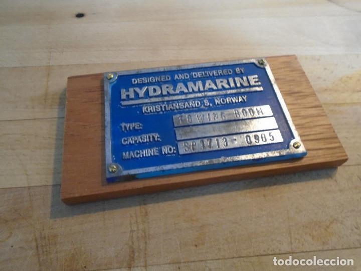 Antig&uuml;edades: Placa de barco noruega - Foto 2
