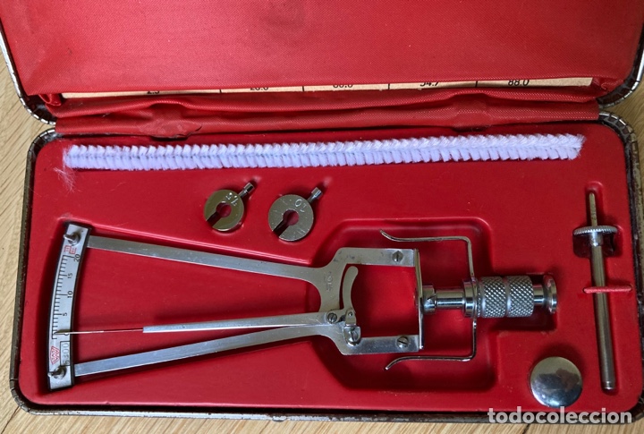 Antig&uuml;edades: Tonometro SCHIOETZ improved, 50s - Foto 3