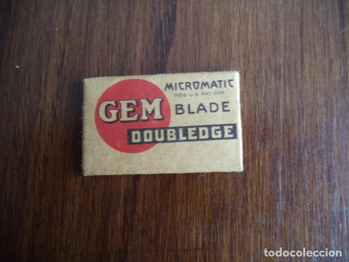 Antig&uuml;edades: Hola de afeitar GEM Blade Doubledge. - Foto 1