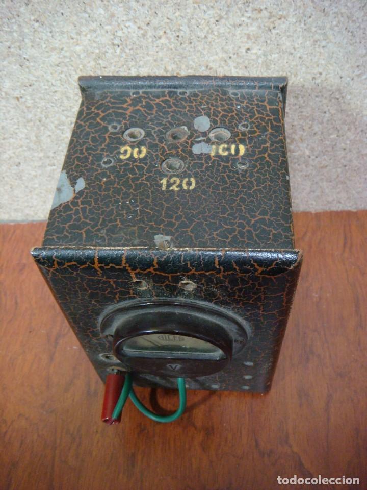 Antig&uuml;edades: VOLTIMETRO ANTIGUO MARCA ALCER-(&) - Foto 2
