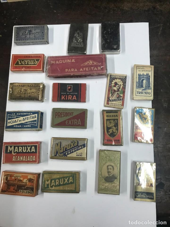 Antig&uuml;edades: Caja metal para hojas de afeitar. - Foto 5