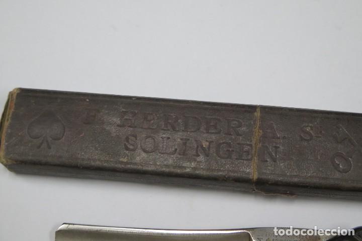 Antig&uuml;edades: NAVAJA DE AFEITER. SOLINGEN 49 - Foto 5
