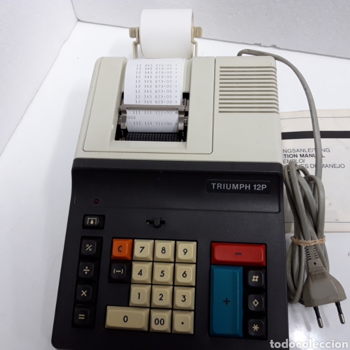 Antig&uuml;edades: Maquina de calcular Triumph 12P - Foto 1
