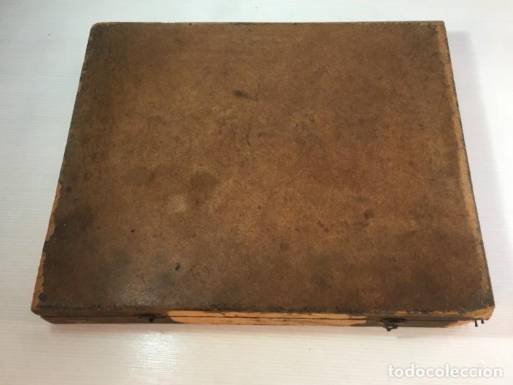 Antig&uuml;edades: ANTIGUA CAJA DE ARANDELAS - Foto 2