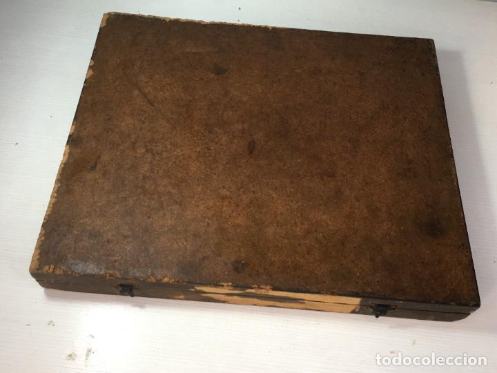 Antig&uuml;edades: ANTIGUA CAJA DE ARANDELAS - Foto 2