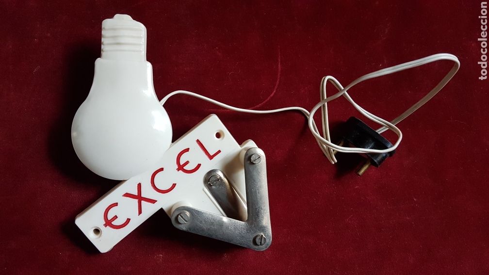 Antig&uuml;edades: Probador de bombilla publicidad Excel - Foto 1