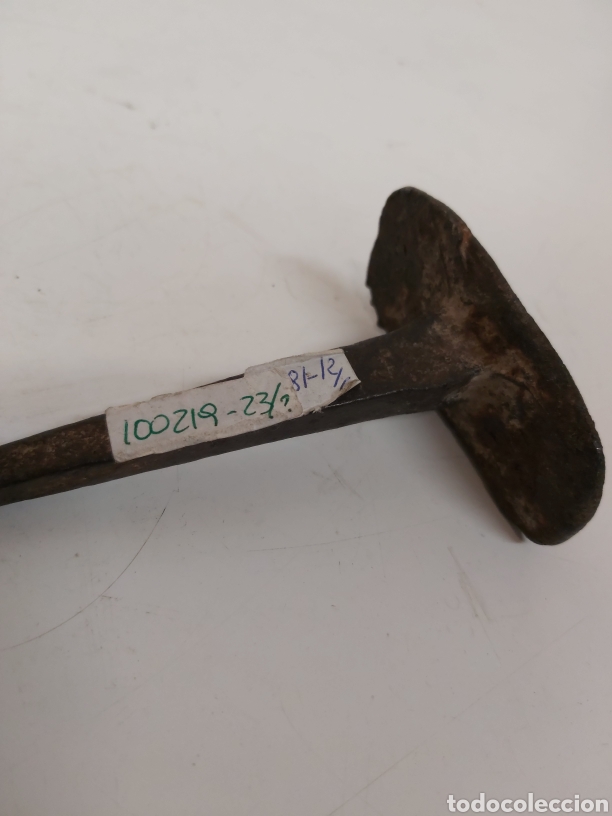 Antig&uuml;edades: Antiguo Clavo de hierro 13,5cm - Foto 4