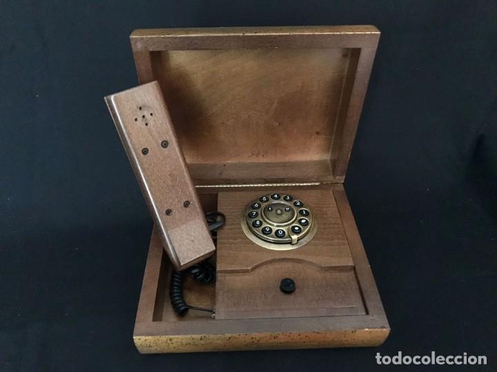 Tel&eacute;fonos: Tel&eacute;fono de madera, (&uacute;nico) - Foto 3