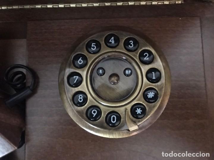 Tel&eacute;fonos: Tel&eacute;fono de madera, (&uacute;nico) - Foto 4