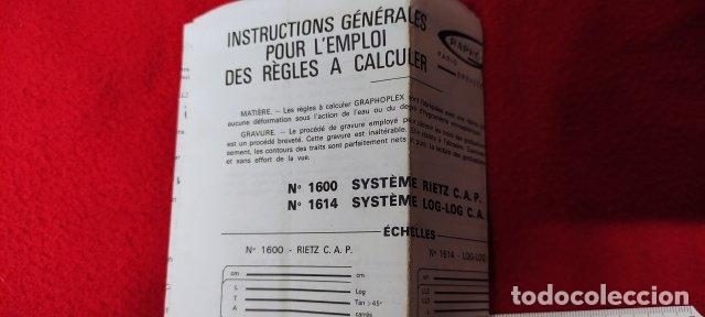 Antig&uuml;edades: ANTIGUA REGLA DE CALCULO GRAPHOPLEX 1614 - Foto 4