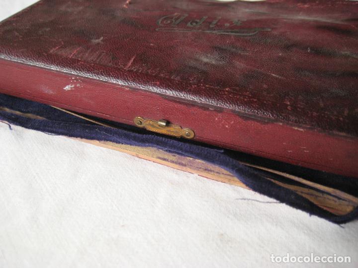 Antig&uuml;edades: CAJA DE LA CALCULADORA ADIX MUY ESTROPEADA - Foto 7