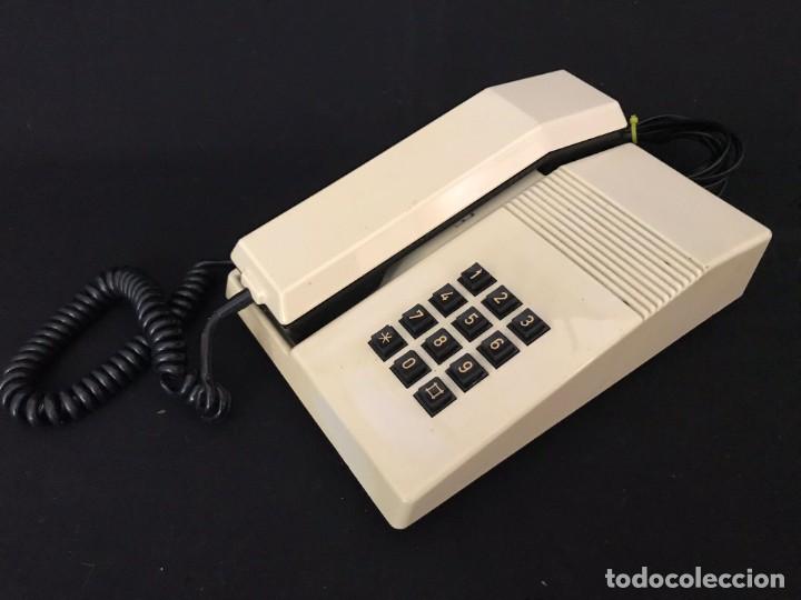 Tel&eacute;fonos: Tel&eacute;fono antiguo TEIDE a&ntilde;os 80 blanco - Foto 2