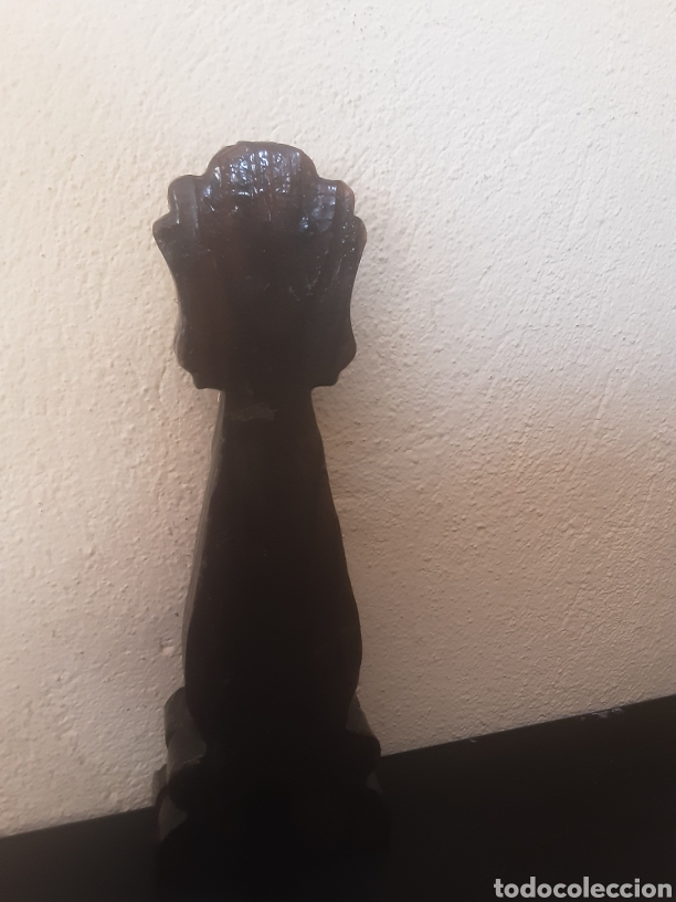 Antig&uuml;edades: Antiguo term&oacute;metro con forma de reloj de p&eacute;ndulo - Foto 5