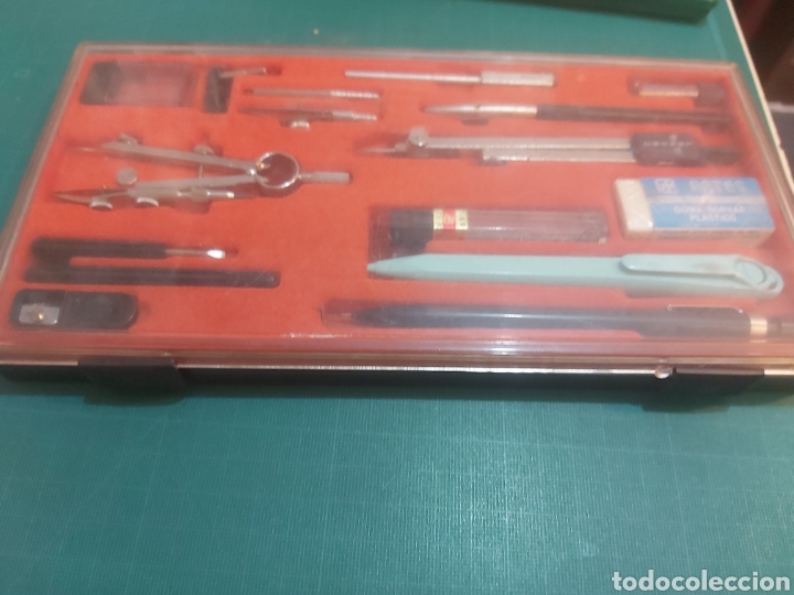 Antig&uuml;edades: ESTUCHE DIBUJO ART COMPASES Y ACCESORIOS COMPLETO - Foto 1