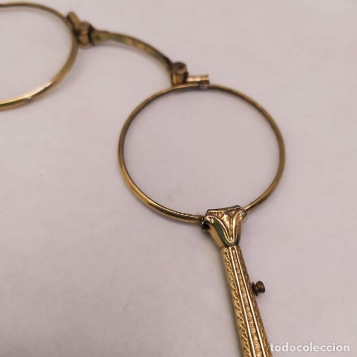 Antig&uuml;edades: Impertinentes dorados. 10x4cm - Foto 2