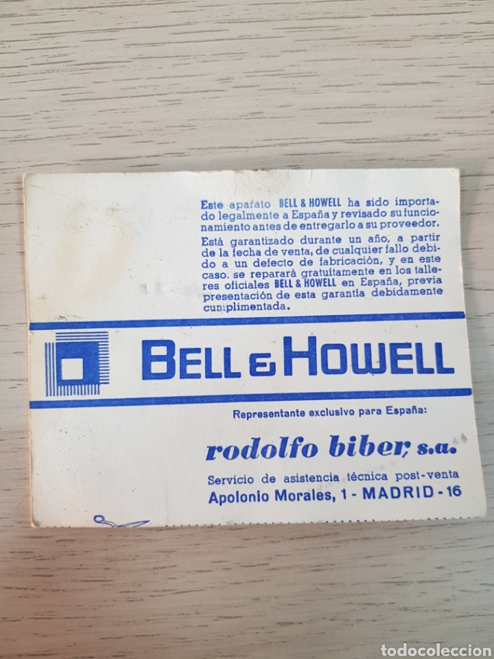 Antig&uuml;edades: TOMAVISTAS BELL& HOWELL 1218. AUTOLOAD.FUNCIONA. - Foto 17