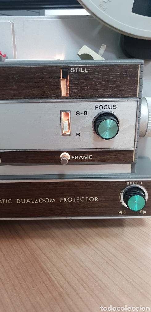 Antig&uuml;edades: PROYECTOR 8MM / SUPER 8 ROYMAC 2000 AUTOMATIC TWIN SYSTEM ZOOM PROJECTOR. FUNCIONANDO - Foto 4
