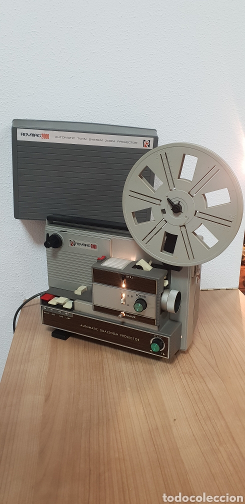Antig&uuml;edades: PROYECTOR 8MM / SUPER 8 ROYMAC 2000 AUTOMATIC TWIN SYSTEM ZOOM PROJECTOR. FUNCIONANDO - Foto 1