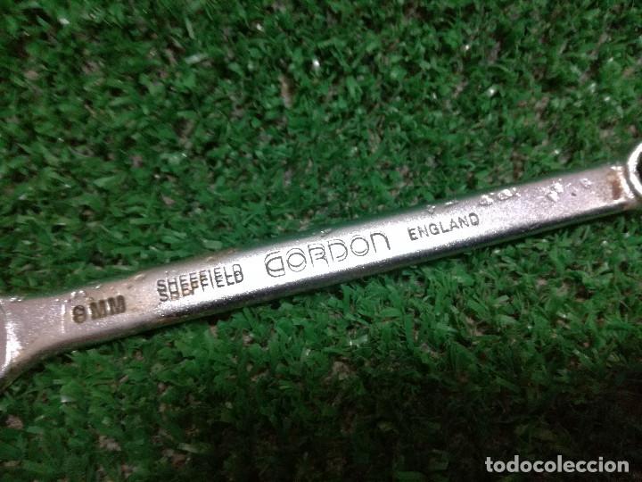 Antig&uuml;edades: LLAVE FIJA COMBINADA PARA TUERCAS - GORDON TOOLS 8 (8mm) - HERRAMIENTA - Foto 3