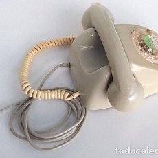 Teléfonos: TELÉFONO GRIS - CREMA DE LOS DE ANTES DE TELEFÓNICA, FUNCIONANDO. Lote 310964628