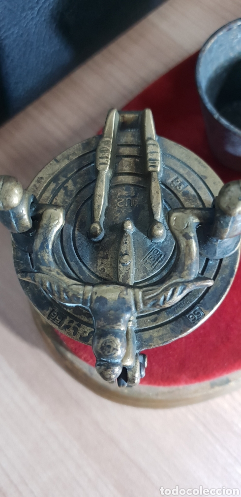 Antig&uuml;edades: PONDERAL DE VASOS ANIDADOS DE BRONCE - Foto 4