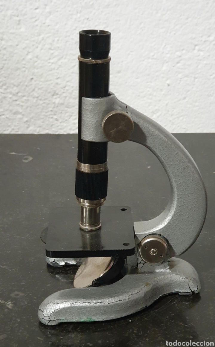 Antig&uuml;edades: MICROSCOPIO KAVEX CON CAJA DE MADERA Y ACCESORIOS - Foto 3