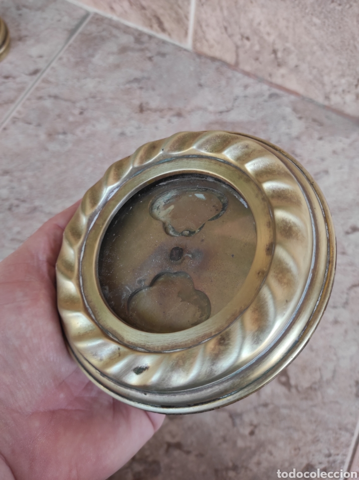 Antig&uuml;edades: Antigua Mirilla de Bronce para Puerta - Foto 2