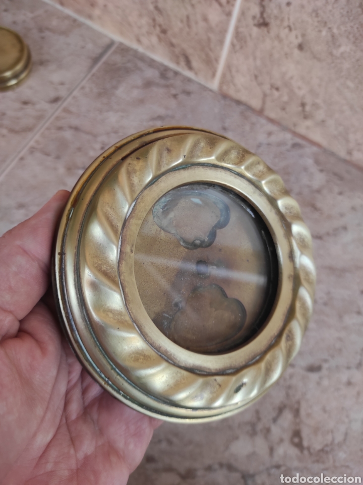 Antig&uuml;edades: Antigua Mirilla de Bronce para Puerta - Foto 3