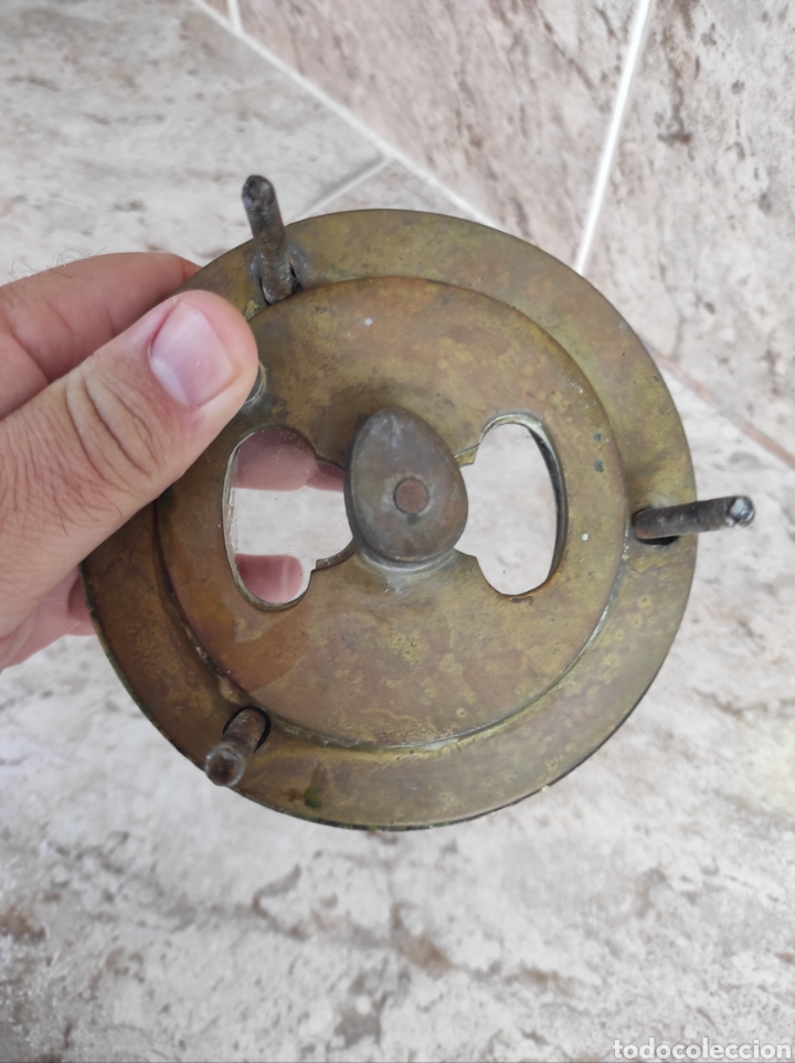 Antig&uuml;edades: Antigua Mirilla de Bronce para Puerta - Foto 9