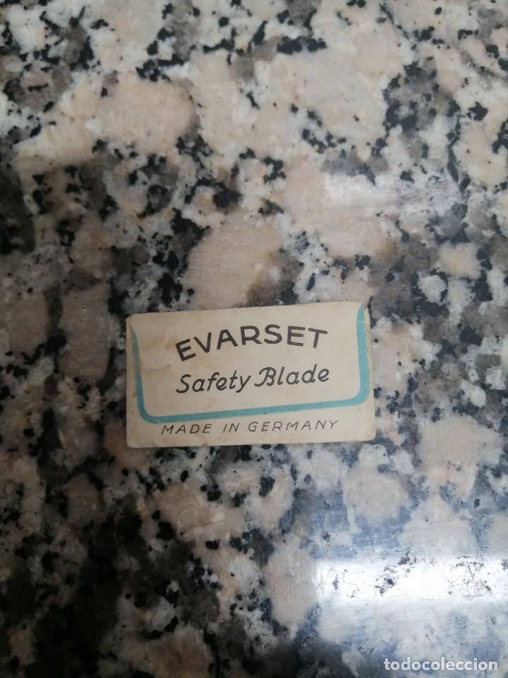 Antig&uuml;edades: HOJA DE AFEITAR MARCA EVARSET SAFETY BLADE - Foto 2