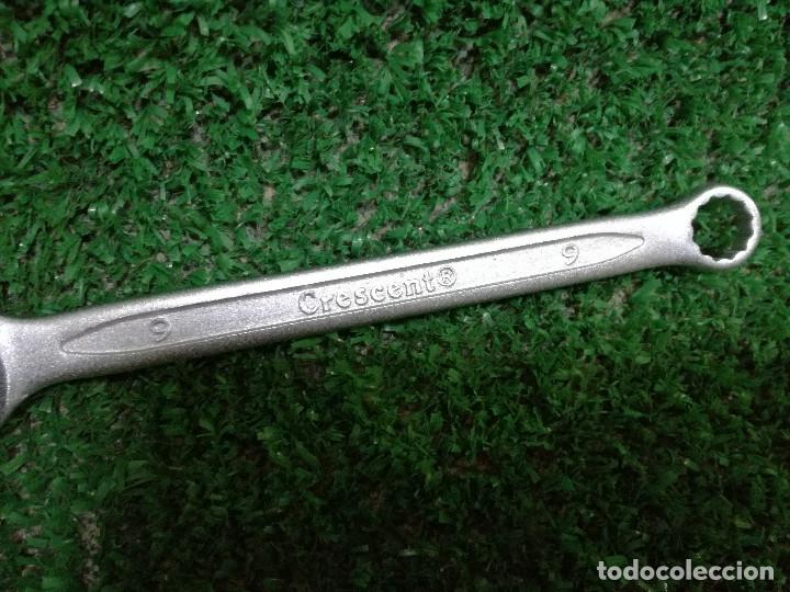 Antig&uuml;edades: LLAVE FIJA COMBINADA PARA TUERCAS - CRESCENT 9 (9mm) - HERRAMIENTA - Foto 3