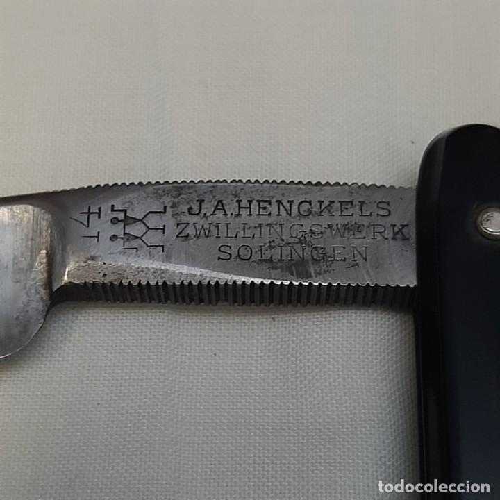 Antig&uuml;edades: Navaja de afeitar Solinger - Foto 15