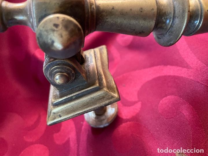 Antig&uuml;edades: Bonito llamador aldaba completo - Foto 3